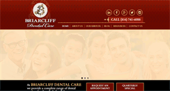 Desktop Screenshot of briarcliffdentalcare.com